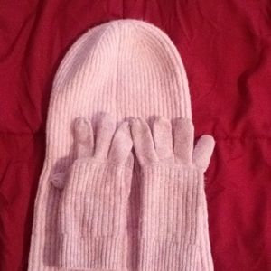 Pink Hat and Gloves